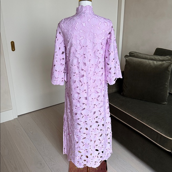 Tuckernuck Floral Lace Clarice Dress in Lilac Purple Size XS - Picture 5 of 12
